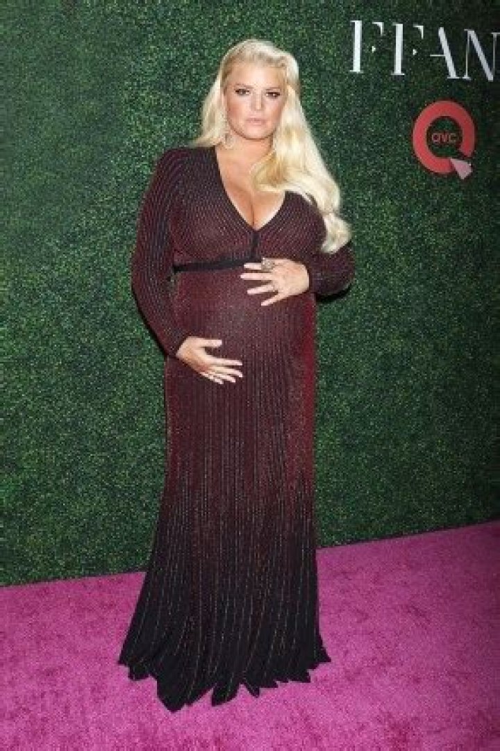 Jessica Simpson 25th Annual Fashion Footwear Association of New York 'Shoes on Sale' Gala presented by QVC, USA - 11 Oct 2018 WEARING ELIE SAAB