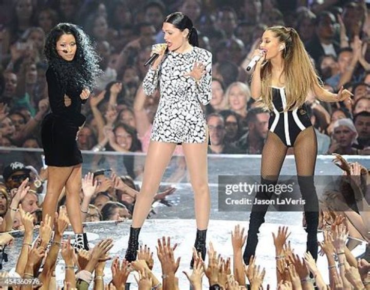 Jessie J MTV Video Music Awards Arrivals, Los Angeles, America - 24 Aug 2014 WEARING VINTAGE HALSTON