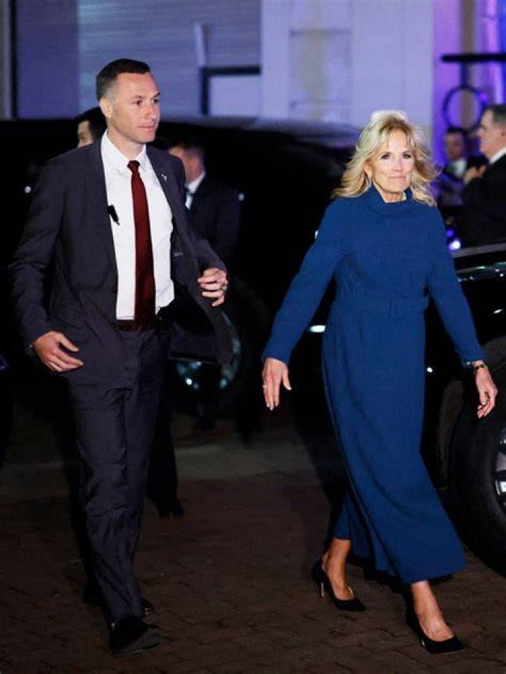 Jill Biden Arrives At Fiola Mare In November 2022
