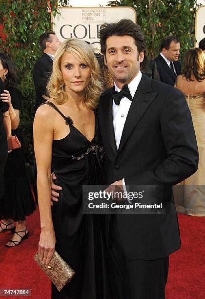 Jill Fink and Patrick Dempsey 12TH ANNUAL SCREEN ACTORS GUILD AWARDS ARRIVALS, LOS ANGELES, AMERICA - 29 JAN 2006