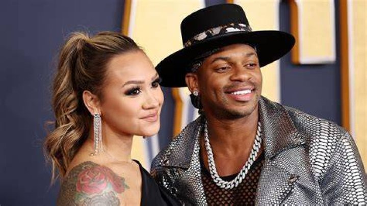 Jimmie Allen and Alexis Gale arrive for the 52nd Annual Country Music Association Awards at Bridgestone Arena in Nashville, Tennessee Wednesday, November 13, 2019. Cma Awards 2019, Nashville, Tennessee, United States - 14 Nov 2019