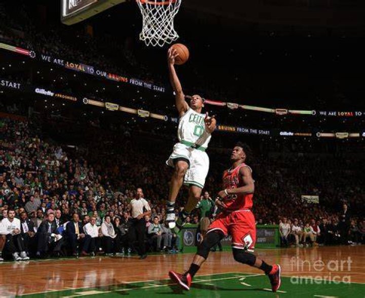 Jimmy Butler and Avery Bradley Boston Celtics at Chicago Bulls, USA - 21 Apr 2017 Chicago Bulls forward Jimmy Butler (R) reaches in for the ball on Boston Celtics guard Avery Bradley (L) in the second half of the NBA basketball Eastern Conference round one playoff game three between the Boston Celtics and the Chicago Bulls at the United Center in Chicago, Illinois, USA, 21 April 2017.
