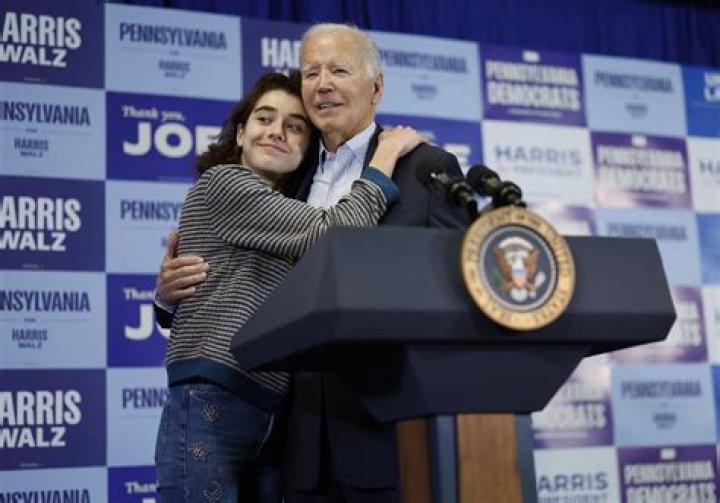 Joe Biden & His Granddaughter In Delaware