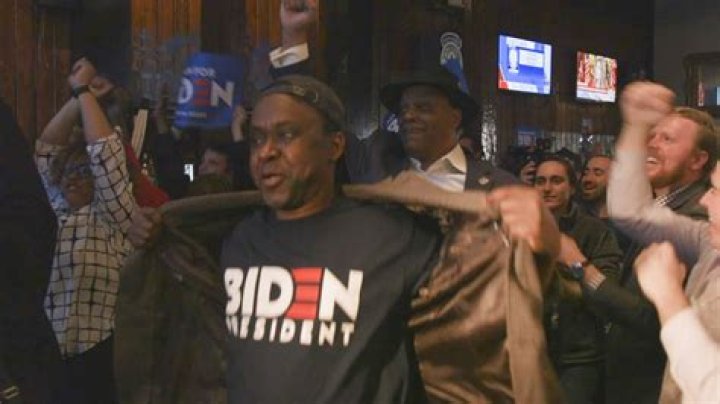 Joe Biden Supporters Celebrate