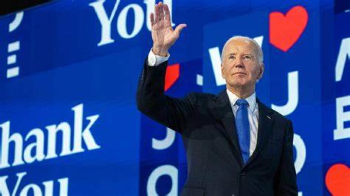 Joe Biden Waving To His Supporters