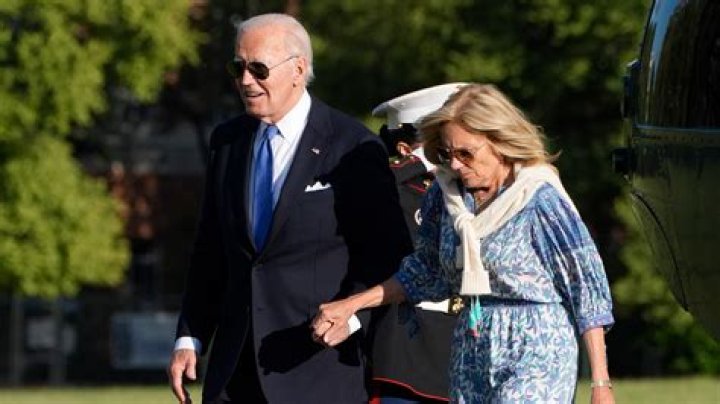 Joe & Jill Biden Pay Tribute To Heroic Service Members On Memorial Day Alongside Kamala Harris — See Pics