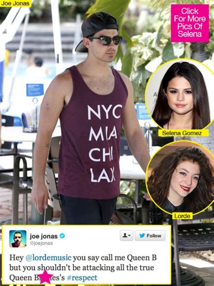 Joe Jonas Disses Lorde — JoBro Defends Selena Gomez & Taylor Swift – Hollywood Life