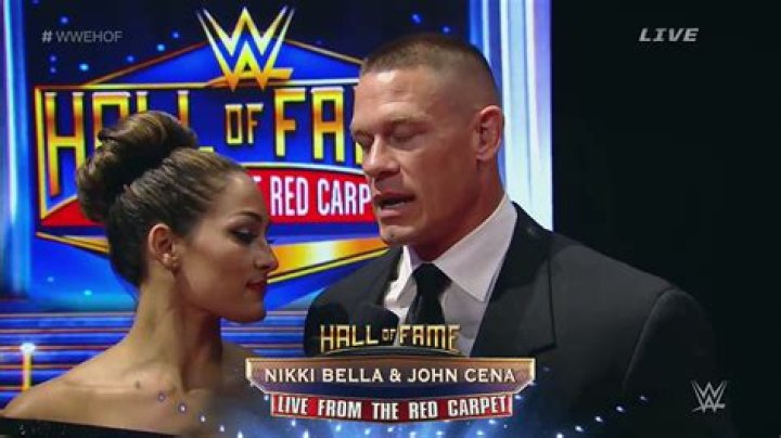 John Cena Stares Nikki Bella Boobs