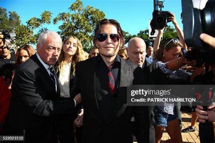 Johnny Depp Arrives At A London Courthouse