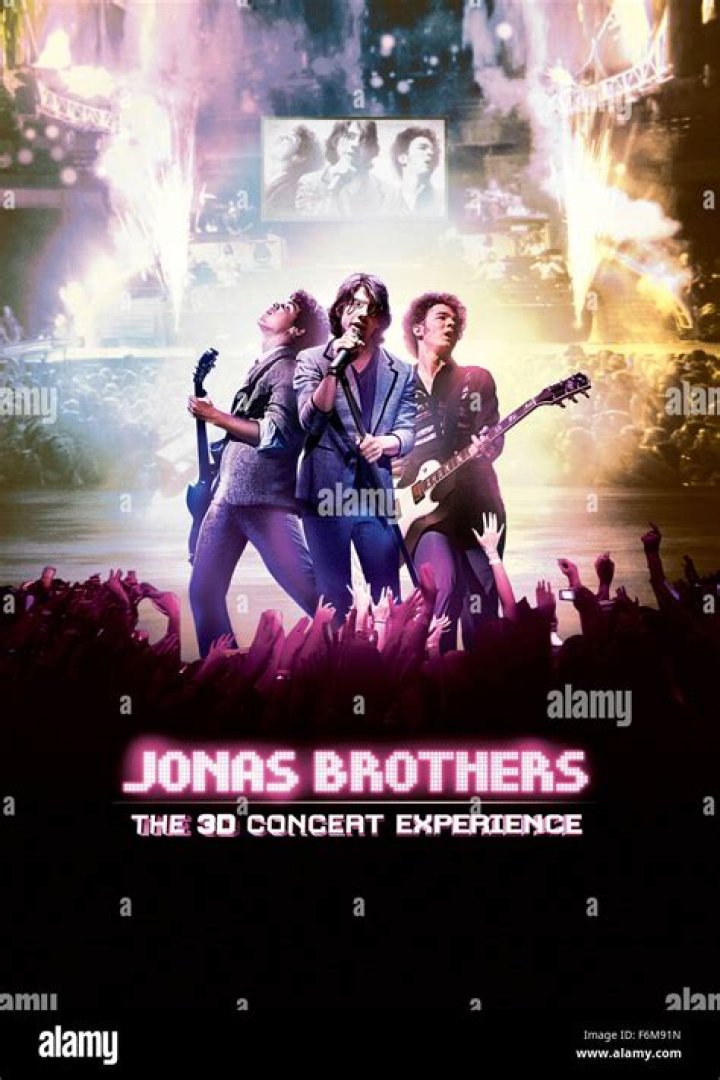 JONAS BROTHERS: THE 3D CONCERT EXPERIENCE, from left: Joe Jonas, Nick Jonas, Kevin Jonas, 2009. &copy;Walt Disney Co./Courtesy Everett Collection
