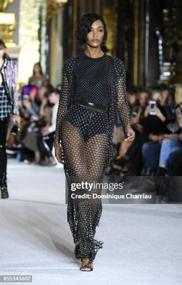 Jourdan Dunn walks the runway at Paris Fashion Week