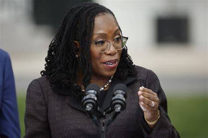 Judge Ketanji Brown Jackson Speaks After Being Introduced By The President