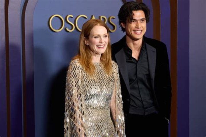 Julianne Moore and Charles Melton in May December