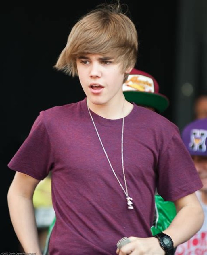 Justin Bieber At A 2010 Concert