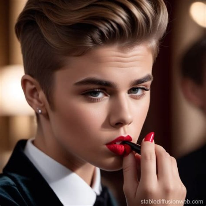 Justin Bieber Rocks Pink Lipstick & Fake Eyelashes With Makeup Filter In IG Video & Fans Are Cracking Up