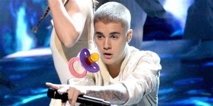 Justin Bieber Sucks On Pacifier