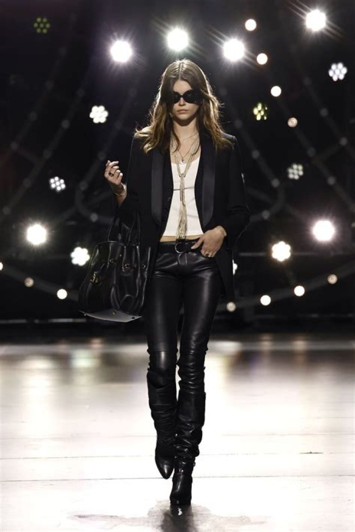 Kaia Gerber Celine show, Runway, Fall Winter 2023, Los Angeles, California, USA - 08 Dec 2022