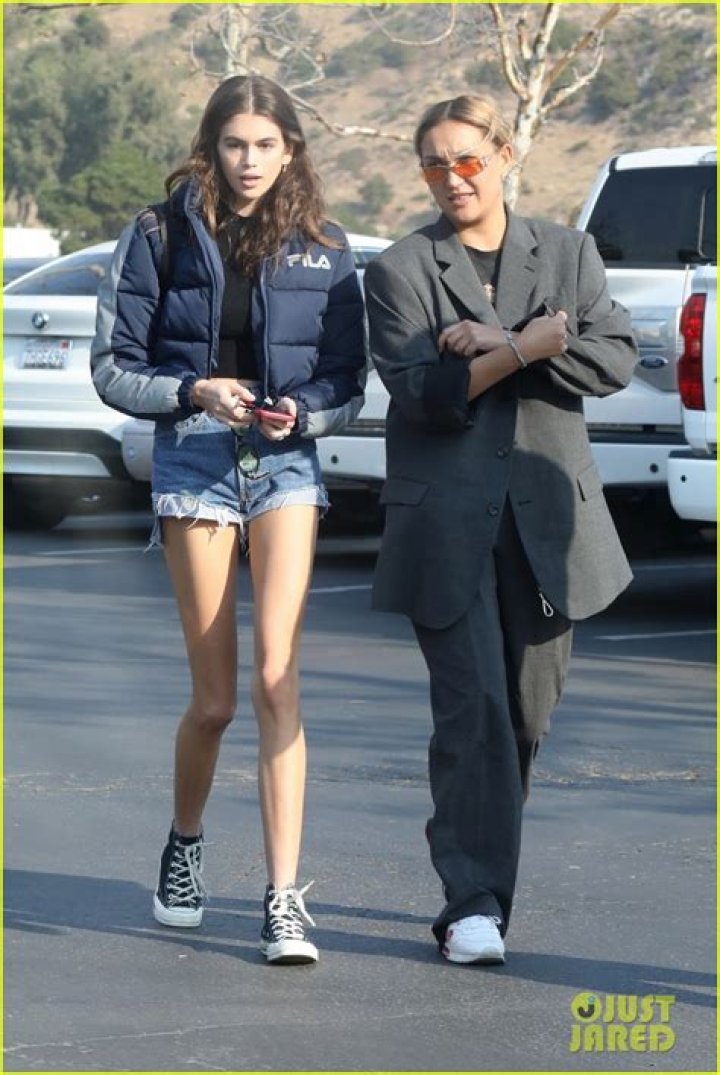 Kaia Gerber Rocks Short Shorts While Leaving The Gym With Austin Butler