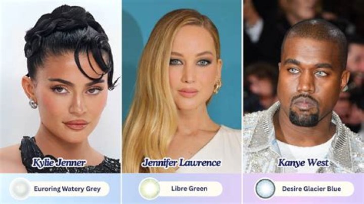 Kanye West Blue Contacts