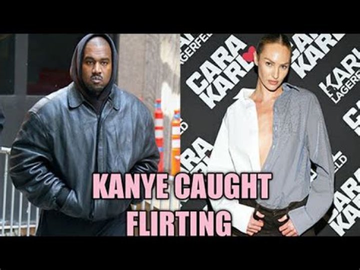Kanye West Caught Flirting With Model Candice Swanepoel, 33, At NYFW Event