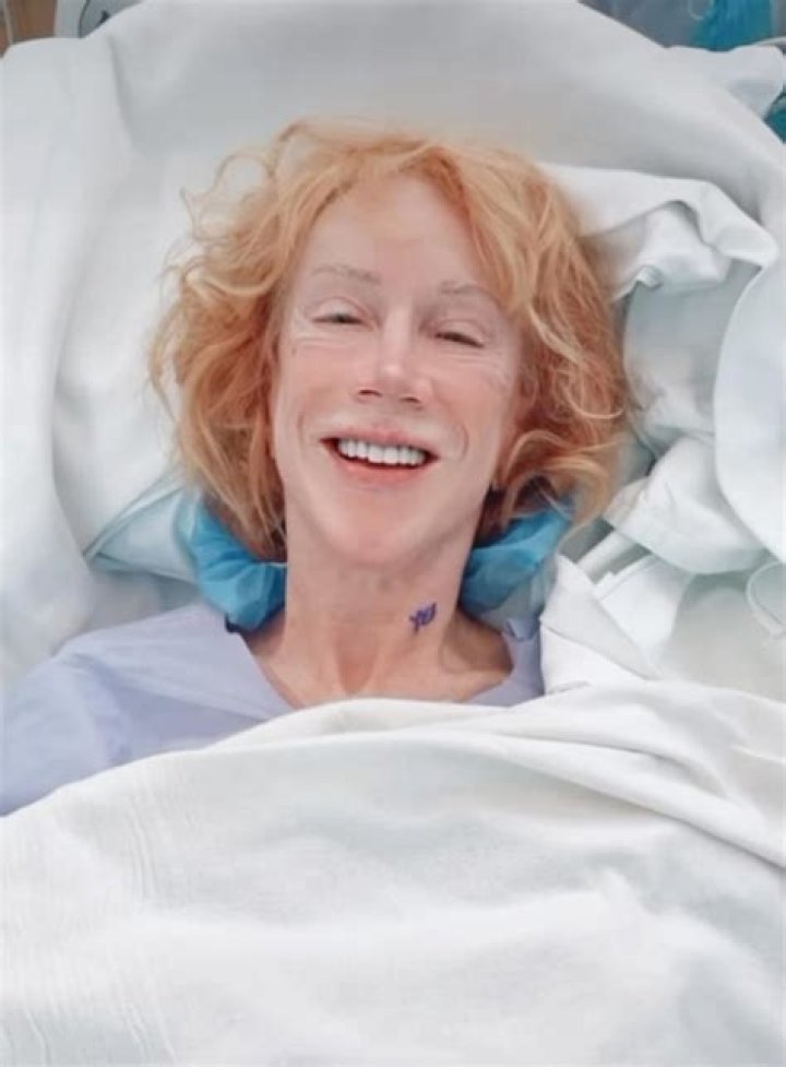 Kathy Griffin smiles