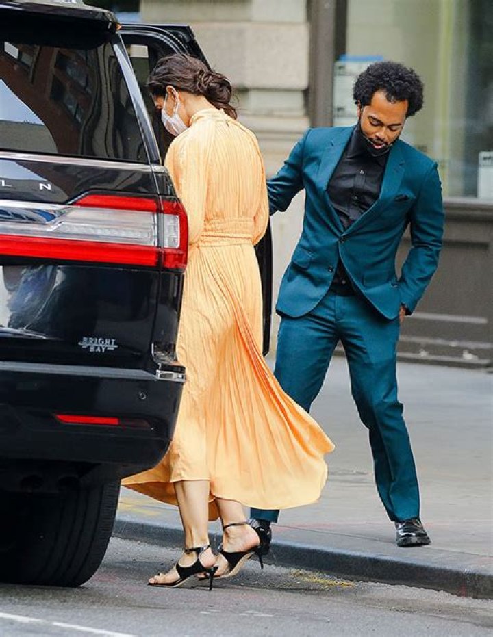 Katie Holmes Bobby Wooten May 26, 2022 NYC