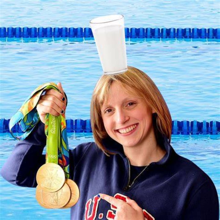 Katie Ledecky Impresses The World By Swimming A Full Pool Lap With Glass Of Milk On Her Head