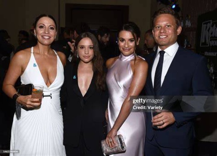 Kay Cannon, Gideon Adlon, Lea Michele and Zandy Reich 30th Annual GLAAD Media Awards, Roaming Inside, The Beverly Hilton, Los Angeles, USA - 28 Mar 2019
