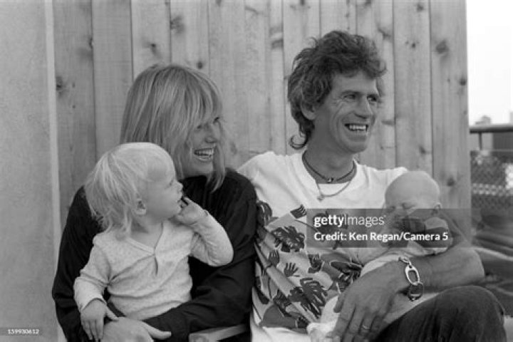 Keith Richards & Kids in 1986