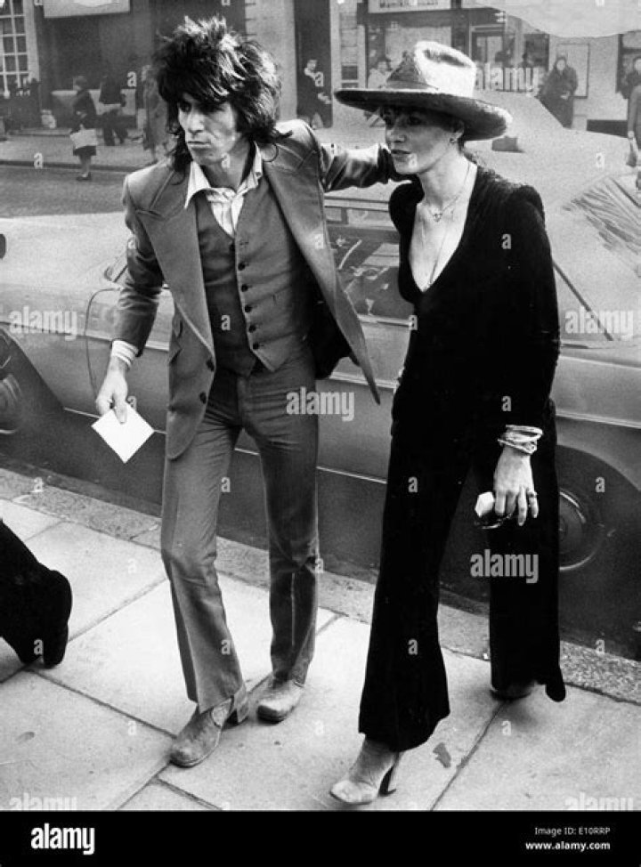 Keith Richards With Anita Pallenberg & Baby Marlon