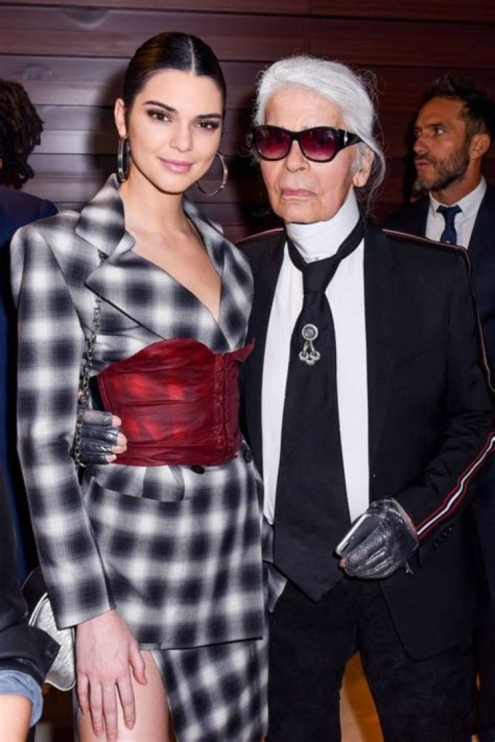 Kendall Jenner & Karl Lagerfeld