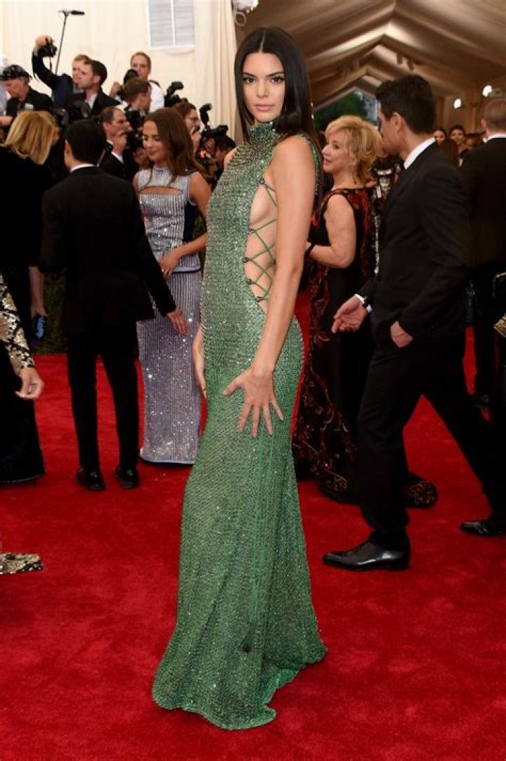 Kendall Jenner Costume Institute Benefit celebrating the opening of Camp: Notes on Fashion, Arrivals, The Metropolitan Museum of Art, New York, USA - 06 May 2019 Wearing Atelier Versace
