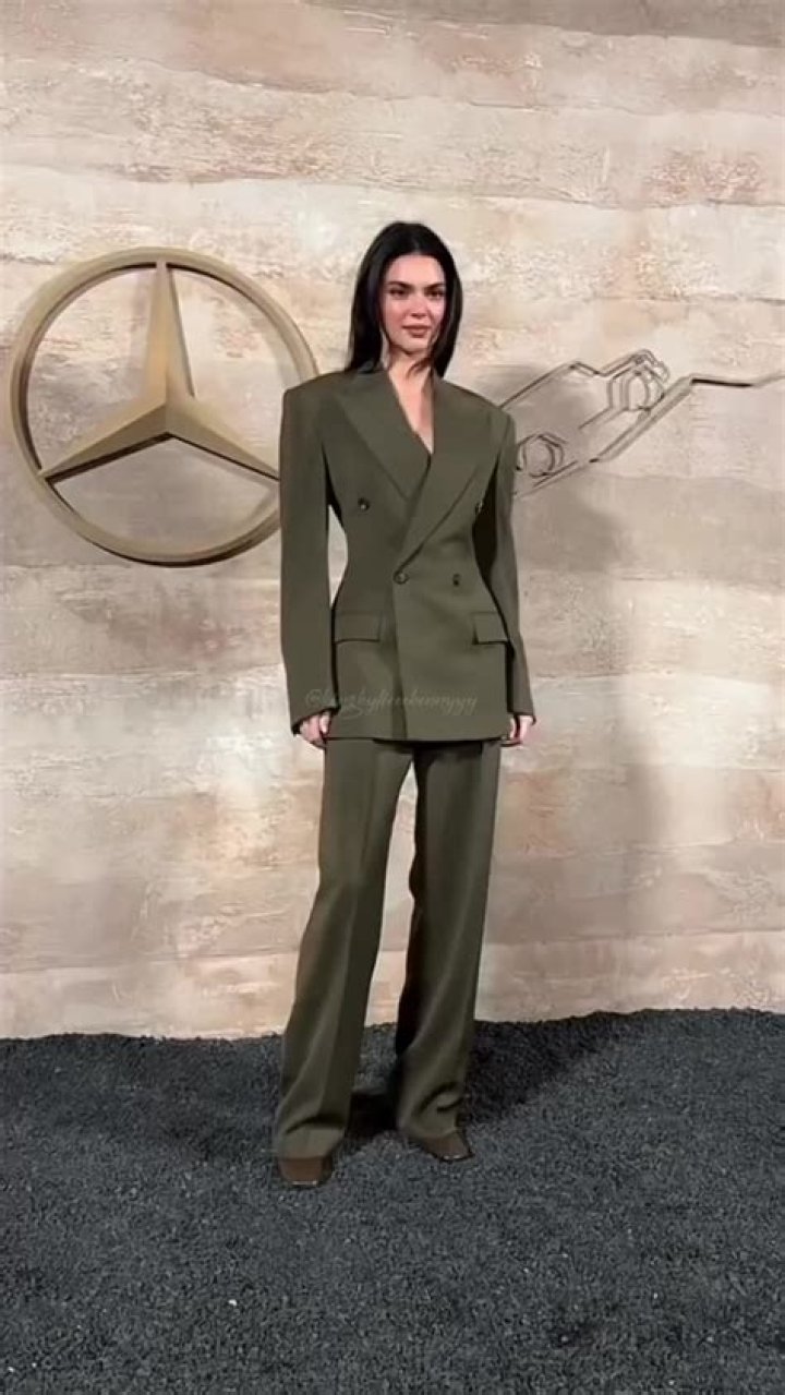 Kendall Jenner In Green Jumpsuit