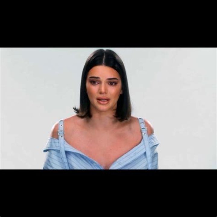 Kendall Jenner In Off-The-Shoulder Dress