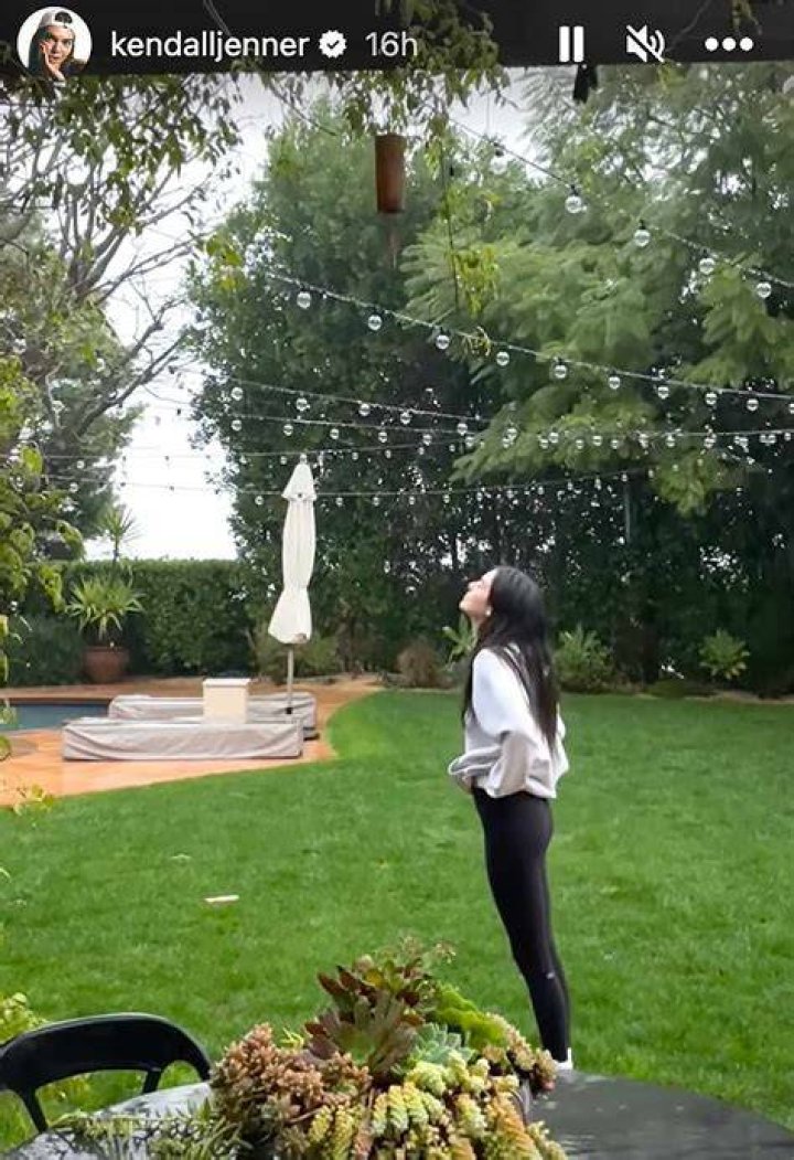 Kendall Jenner In The Rain