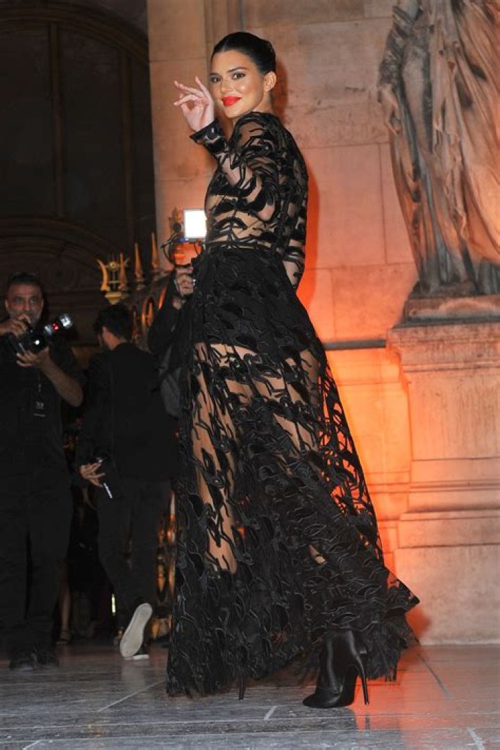 Kendall Jenner Longchamp 70th Anniversary Celebration, Opera Garnier, Paris, France - 11 Sep 2018