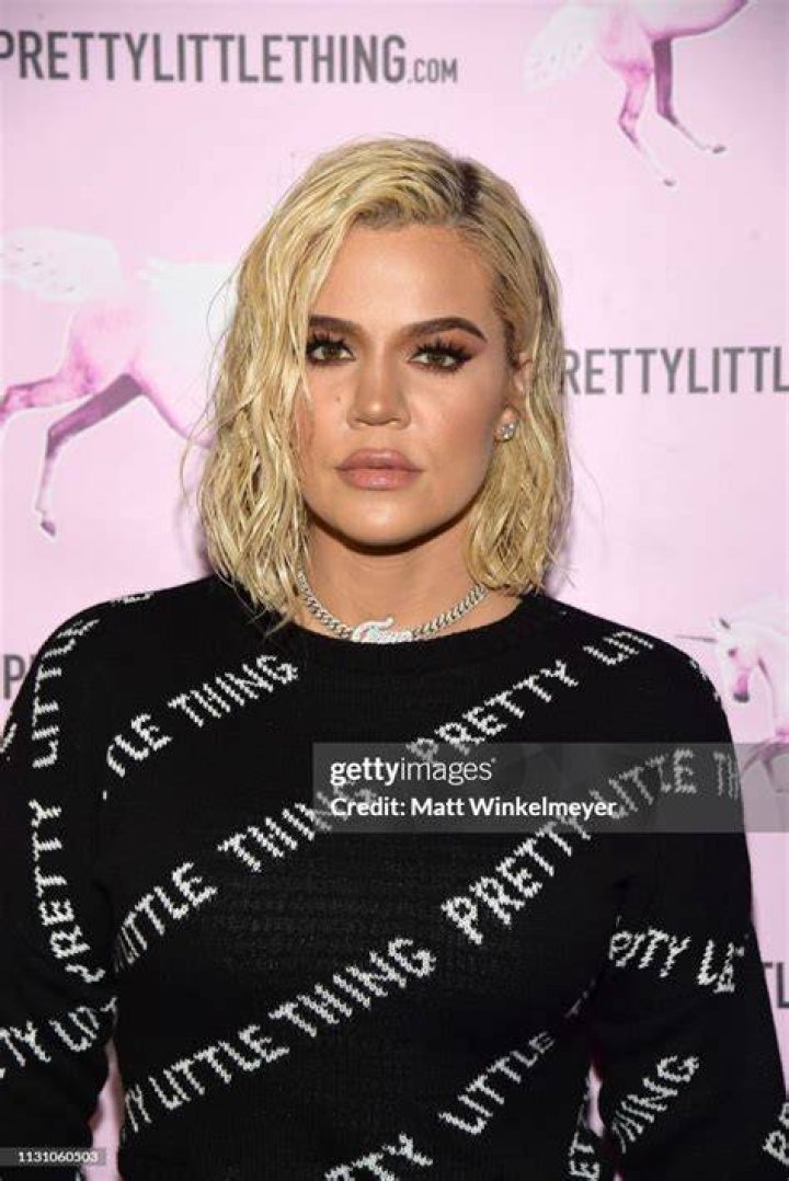 Khloe Kardashian PrettyLittleThing office opening party, Los Angeles, USA - 20 Feb 2019 Wearing Pretty Little Thing, High-Street Brand