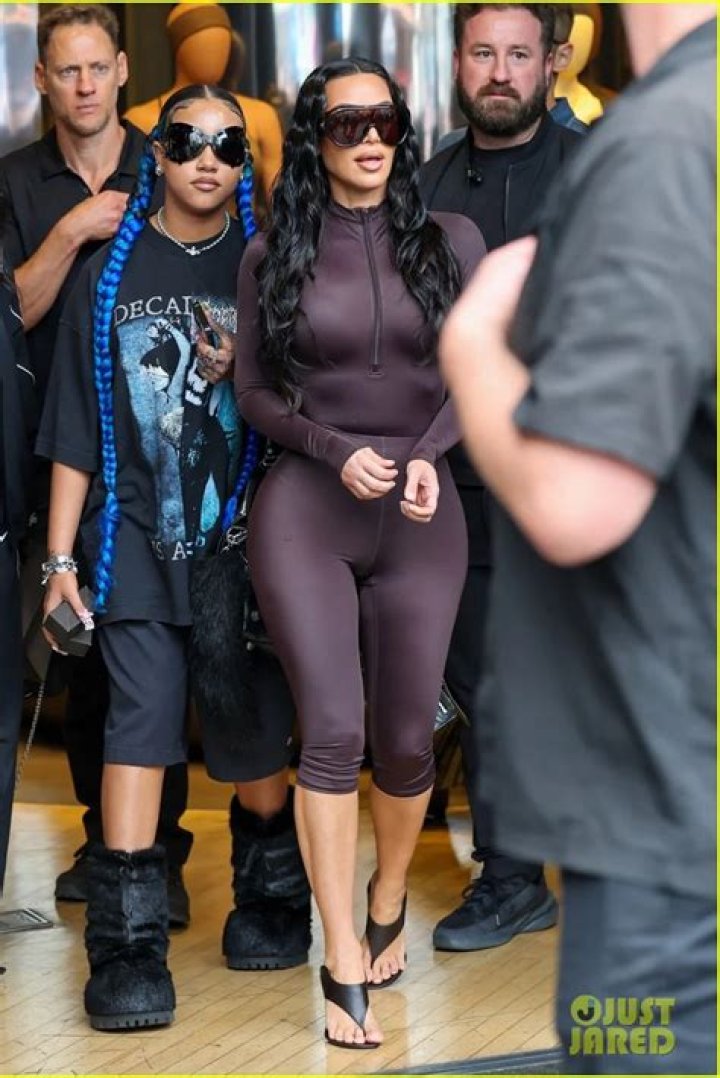 Kim Kardashian At SKIMs Photo Shoot