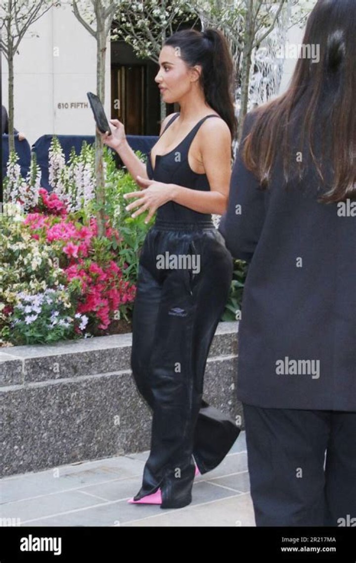 Kim Kardashian at SKIMs Pop Up