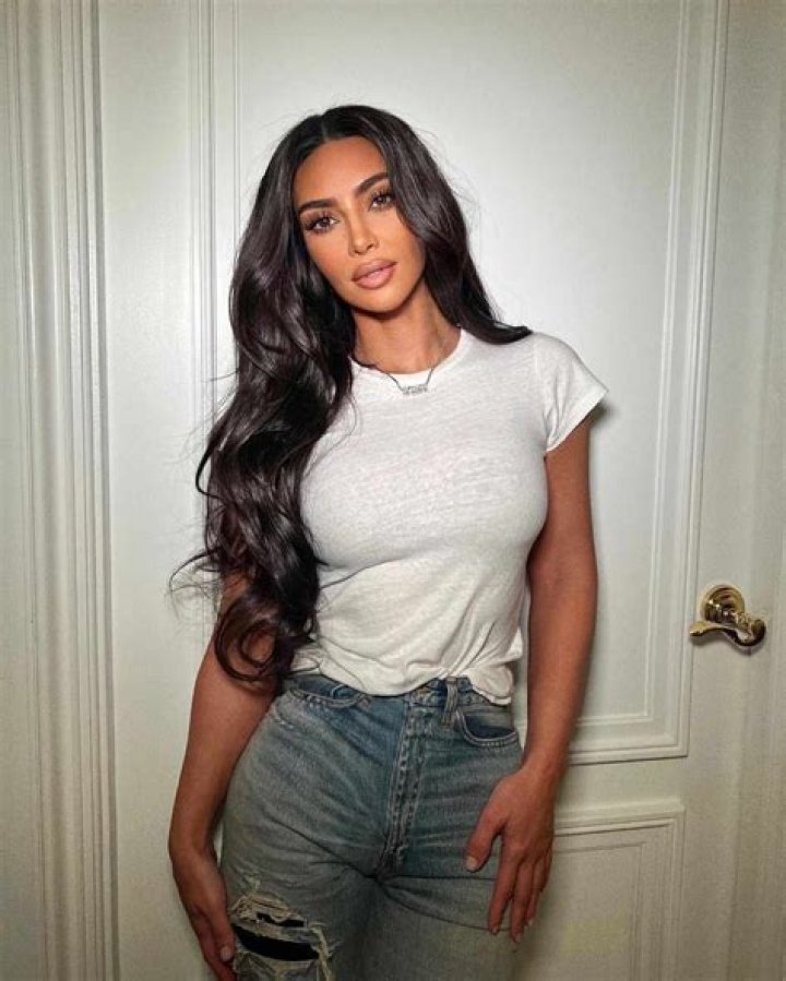Kim Kardashian In An Over-The-Shirt Corset