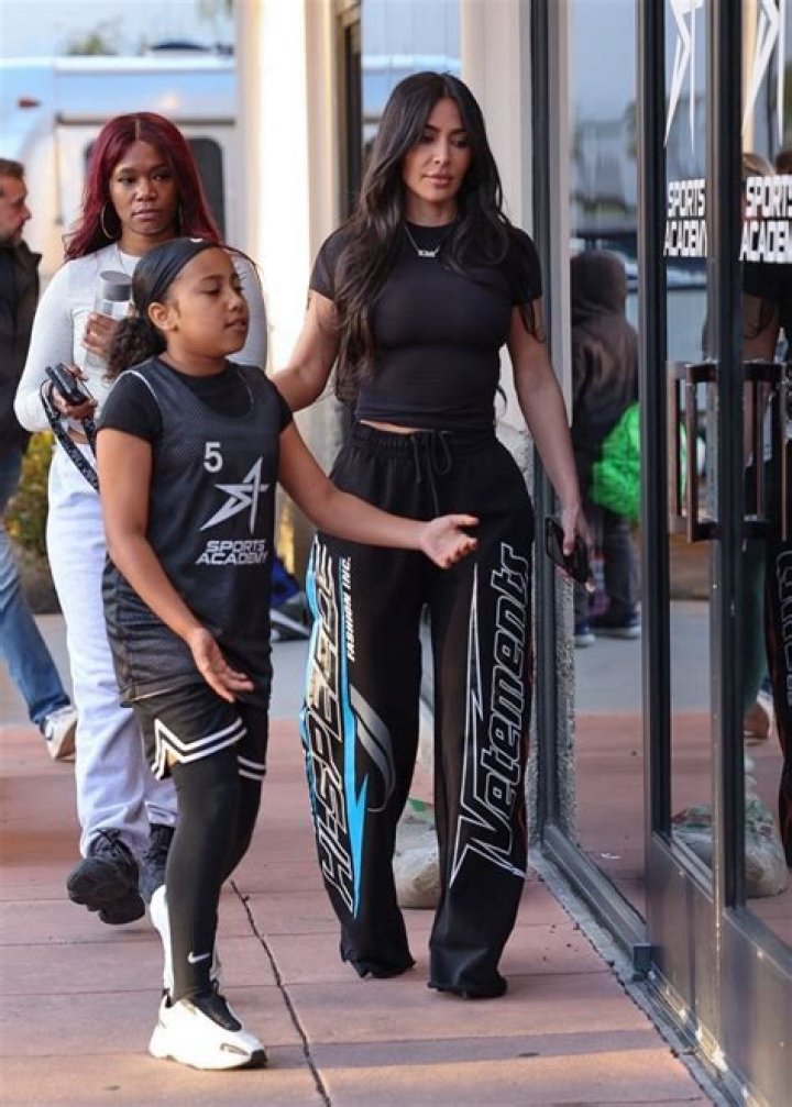Kim Kardashian In Gray Sweats