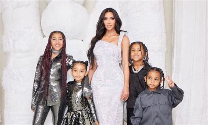 Kim Kardashian, North and Saint West