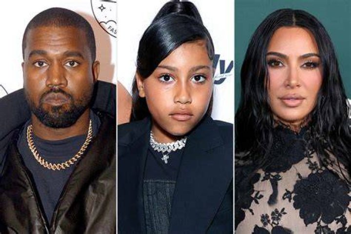 Kim Kardashian, North West, Kanye West