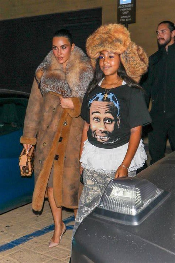 Kim Kardashian North West Matching Hairstyle