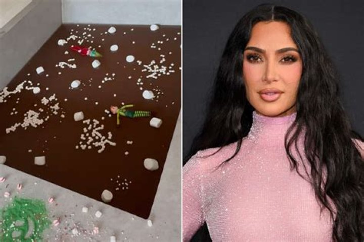 Kim Kardashian Reveals Chocolate-Filled Bathtub for &lsquo;Elf on the Shelf'