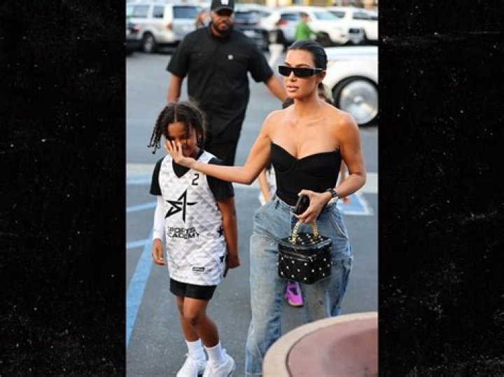 Kim Kardashian’s Son Saint West Flips Off Paparazzi in New Video – Hollywood Life