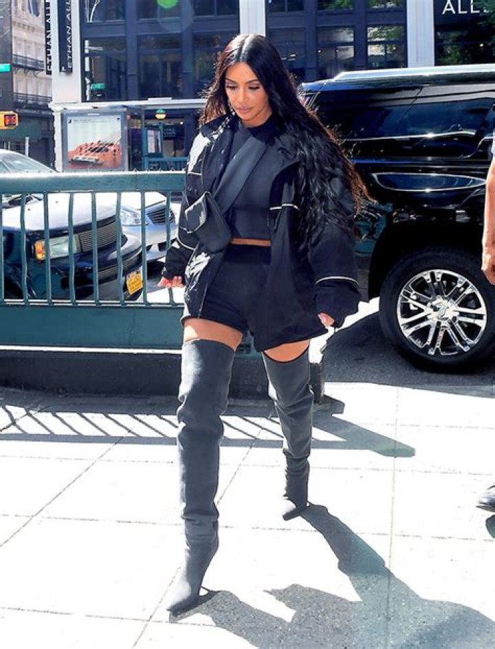 Kim Kardashian Thigh High Boots