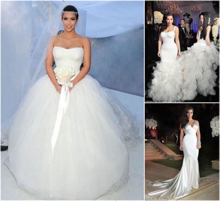 Kim Kardashian Wedding Dress