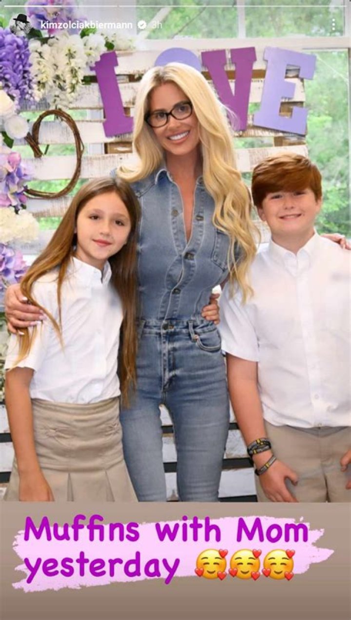 Kim Zolciak, 41 & Mom Of 6, Stays Home In Tiny Bikini For Pool Party With Her Kids — See Pic