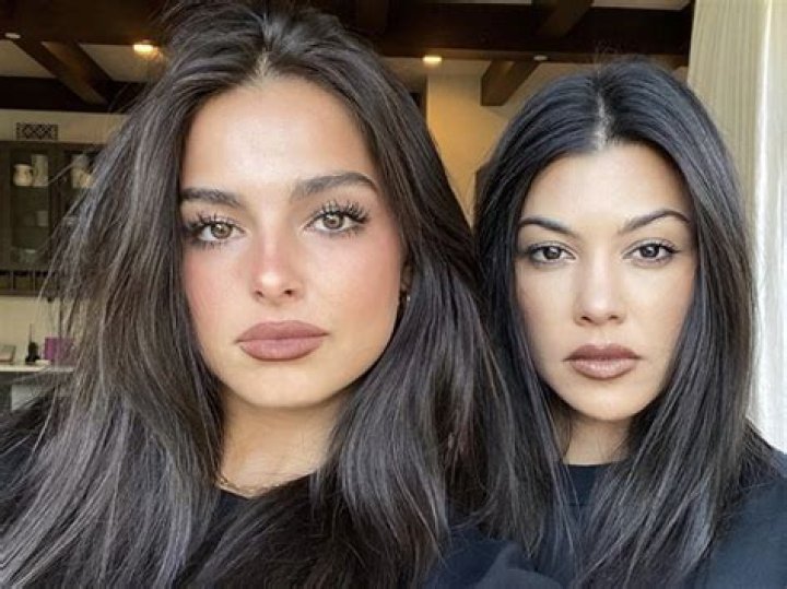Kourtney Kardashian and Addison Rae